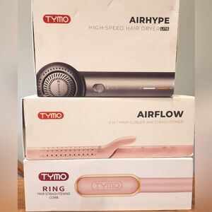 NEW! TYMO Hair Styling Tool Bundle: dryer, airflow iron, straightening comb